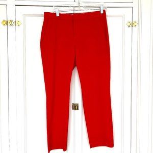 Banana Republic Avery Italian Wool Pant Red